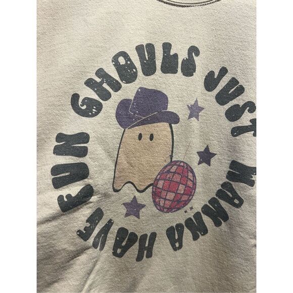 Super Mrkt. Ghouls Just Wanna Have Fun Halloween Crewneck Woman’s Size M/L - Picture 4 of 12